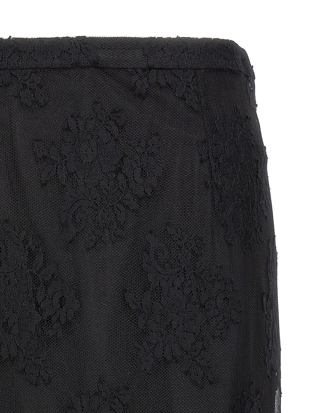 Lace Sheath Skirt Skirts Black