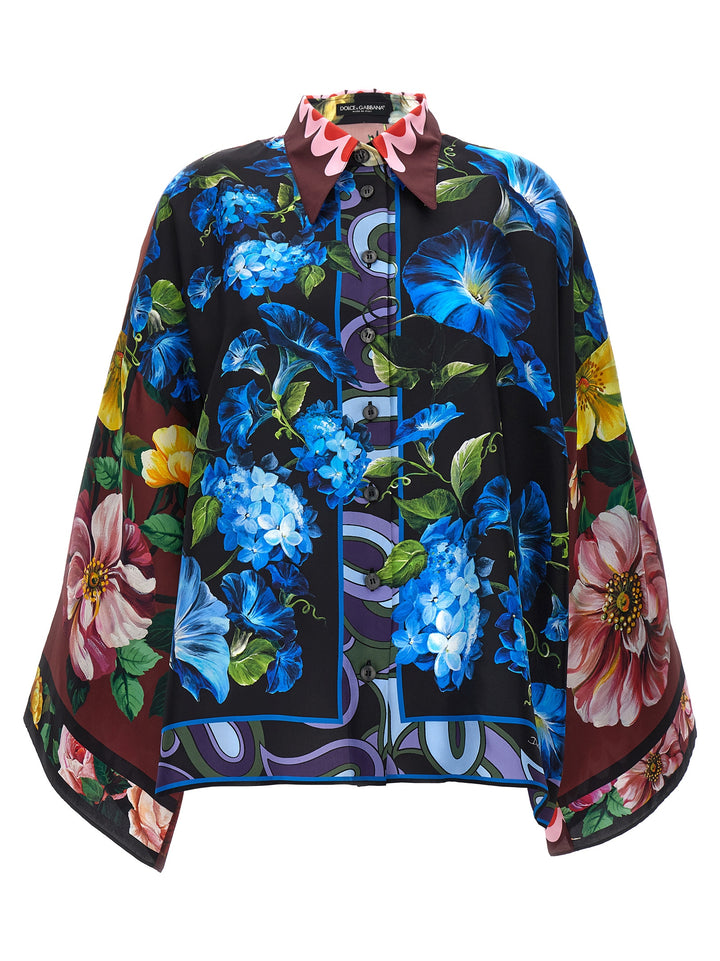 Floral Print Shirt Shirt, Blouse Multicolor