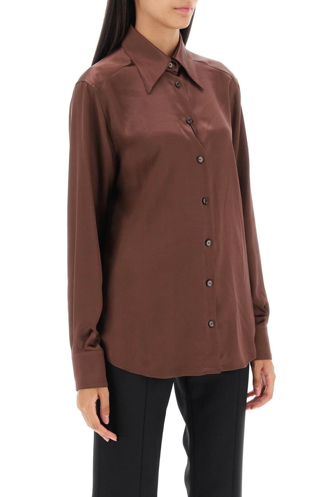 Silk Satin Shirt - Dolce & Gabbana - Women