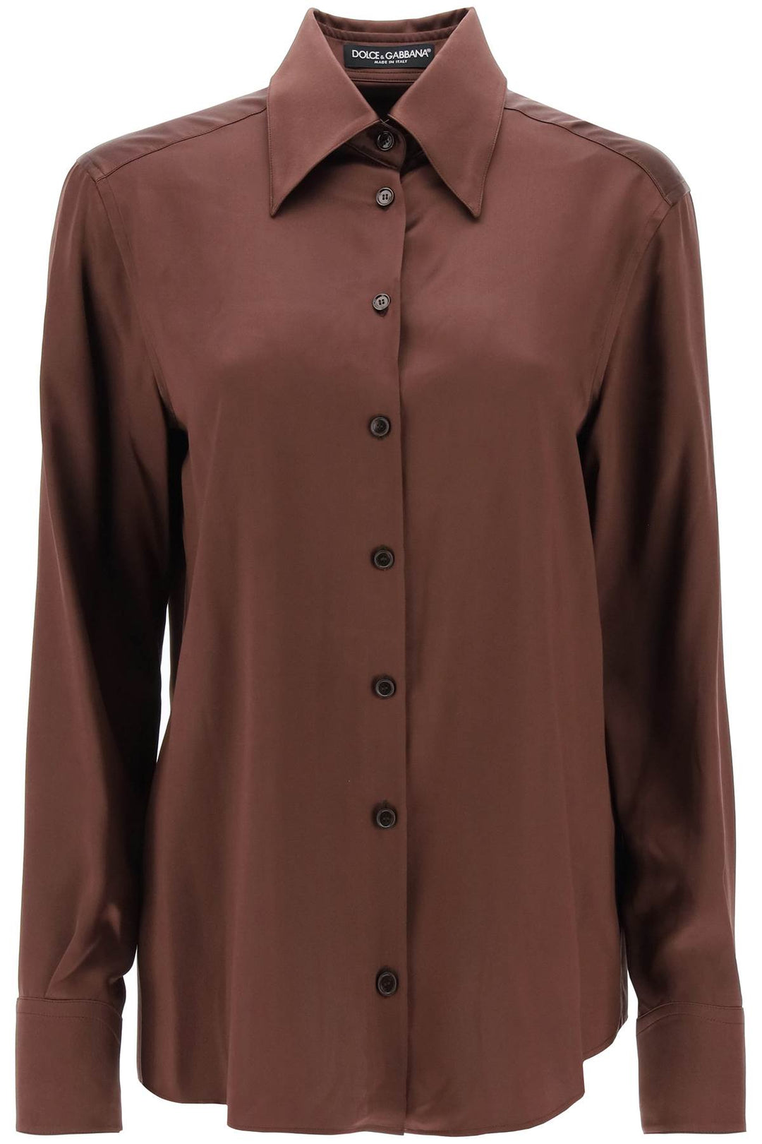 Silk Satin Shirt - Dolce & Gabbana - Women