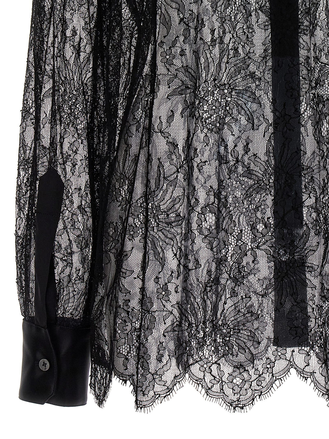 Chantilly Lace Shirt Shirt, Blouse Black