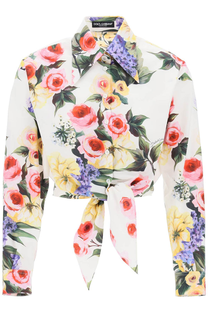 Rose Garden Cropped Shirt - Dolce & Gabbana - Women