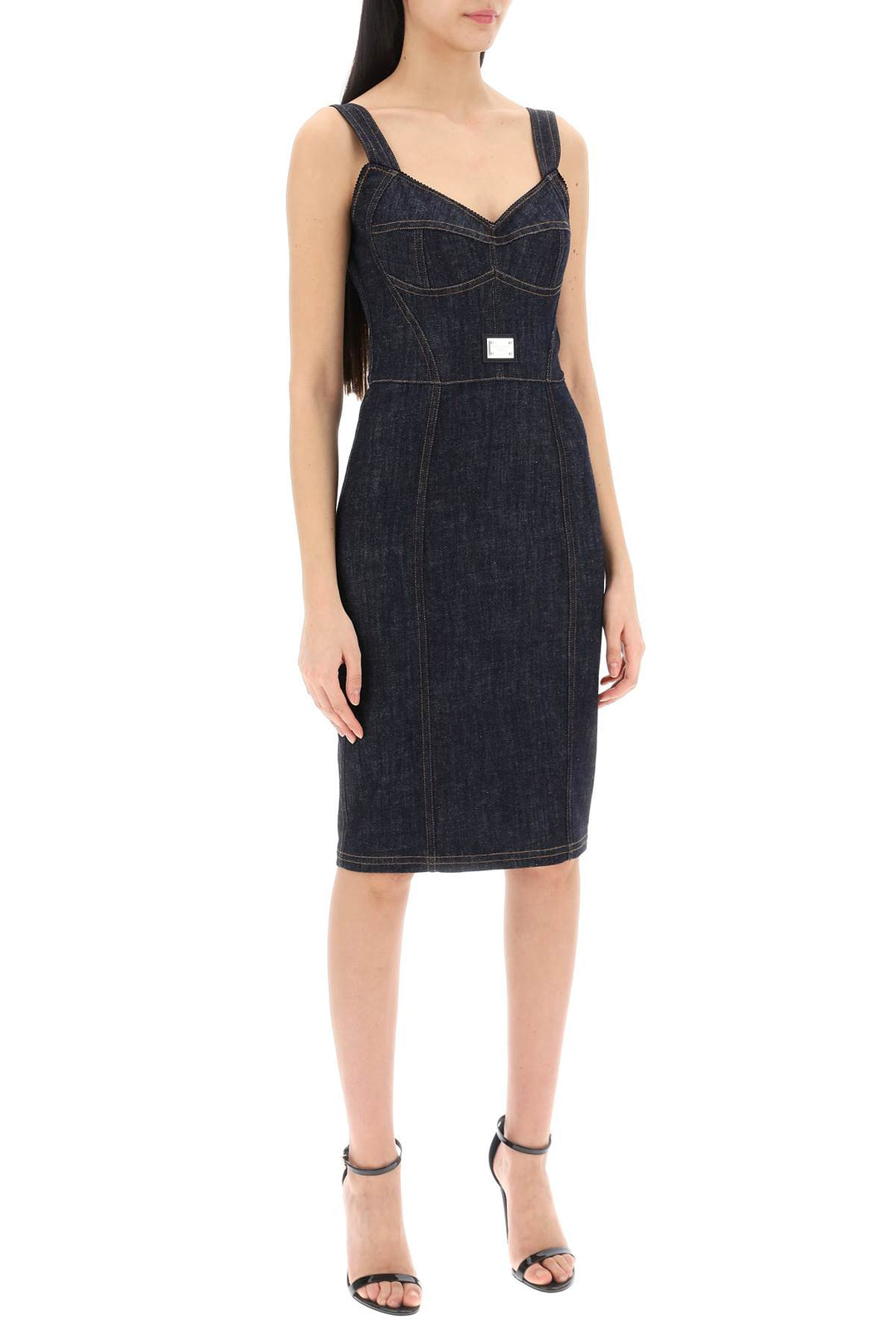 Denim Bustier Dress - Dolce & Gabbana - Women