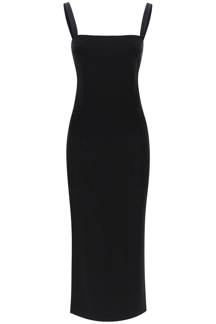 Midi Sheath Dress In Milano Stitch Jersey - Dolce & Gabbana - Women