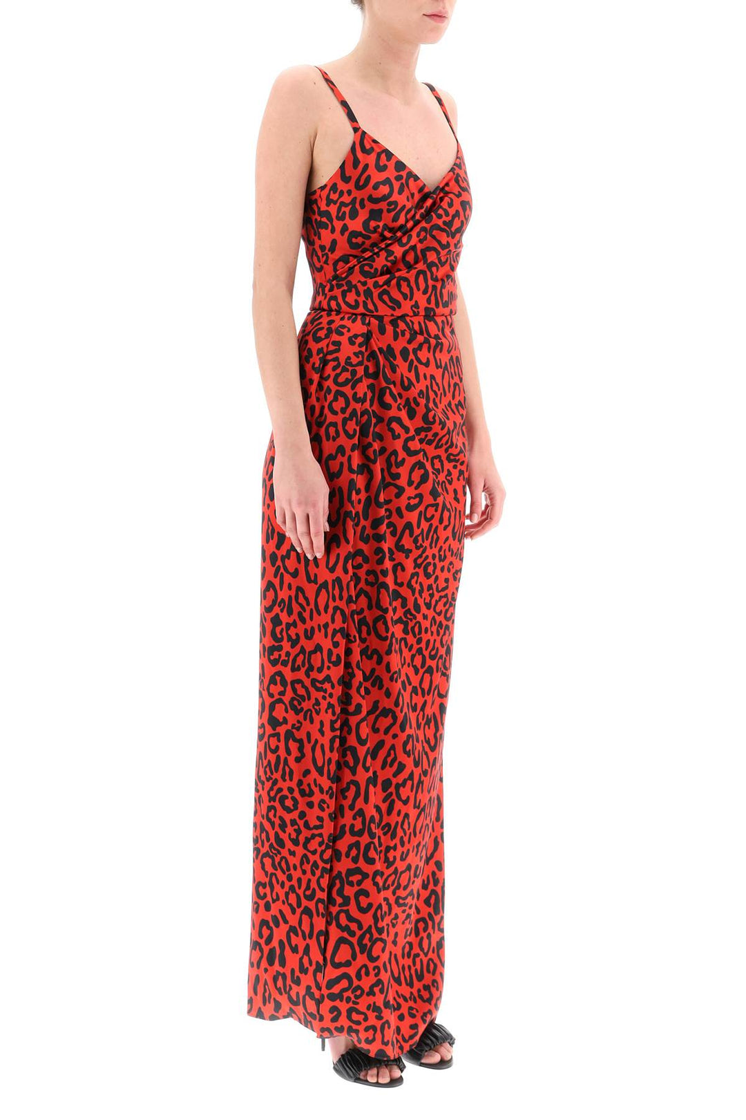 Silk Leopard Print Slip Dress - Dolce & Gabbana - Women