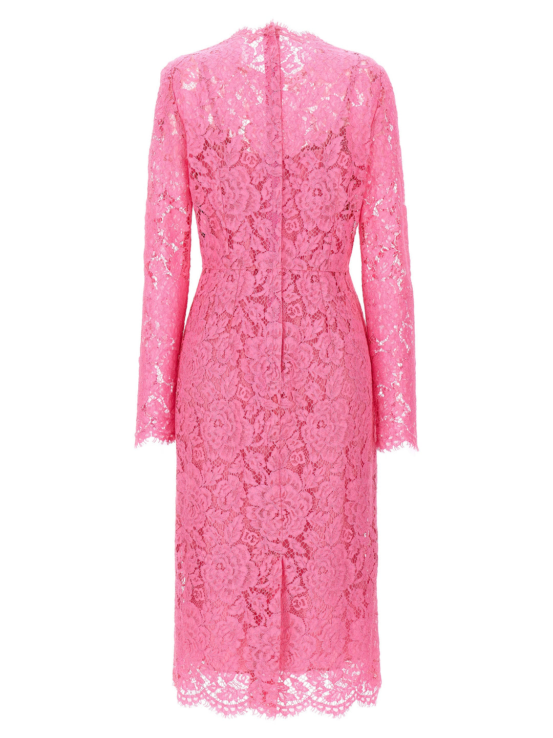 Lace Sheath Dress Dresses Pink