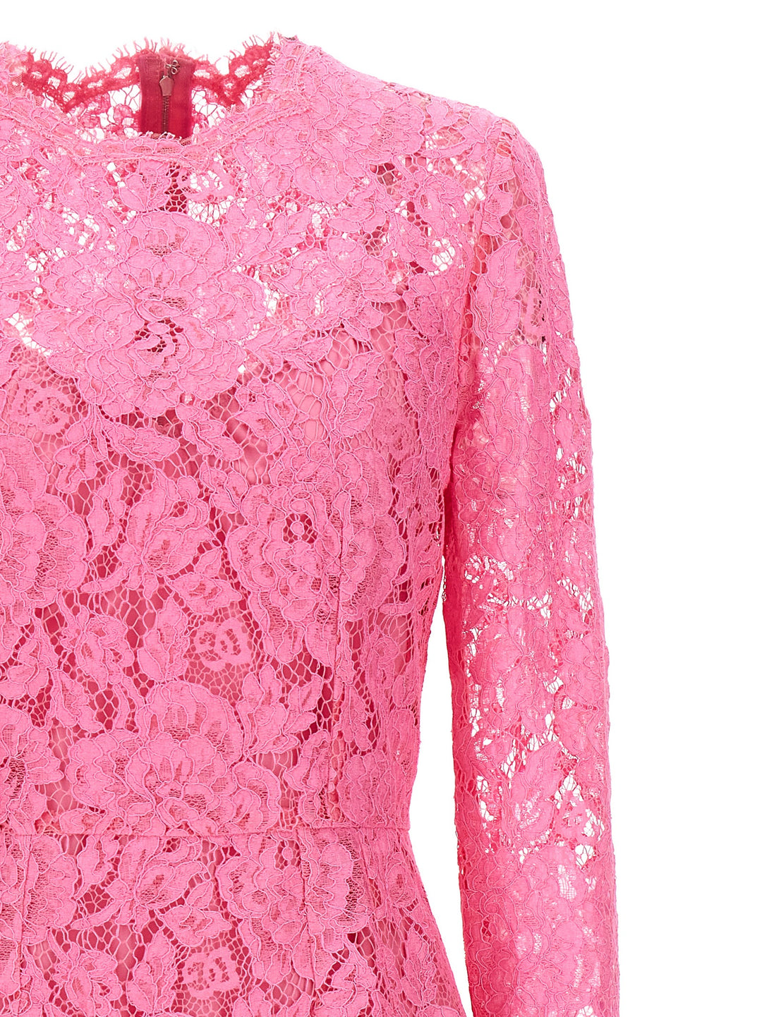 Lace Sheath Dress Dresses Pink