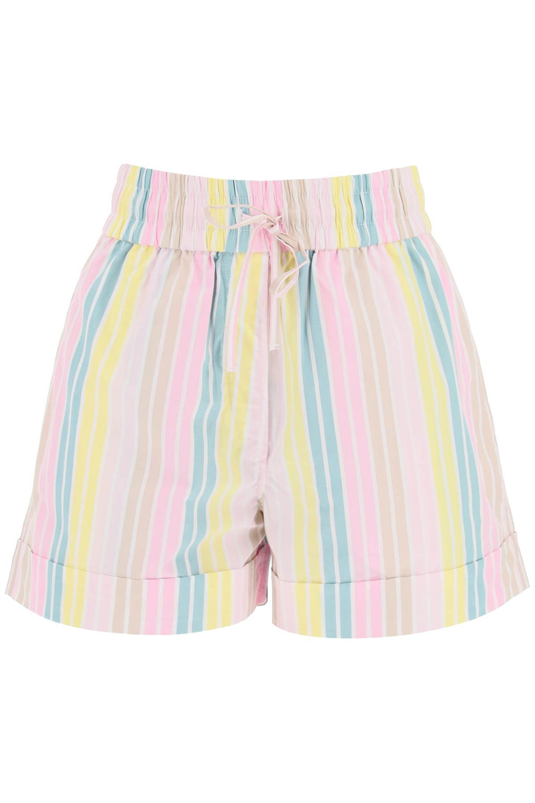 Organic Cotton Shorts - Ganni - Women