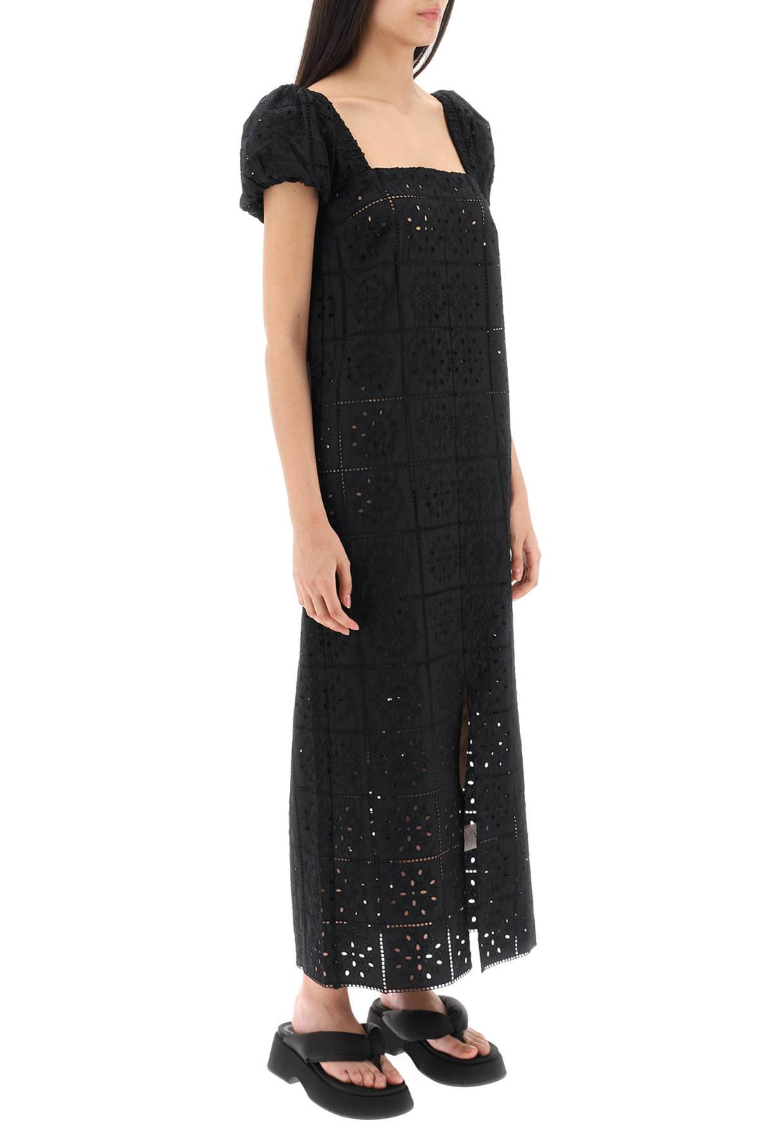 Broderie Anglaise Maxi Dress - Ganni - Women