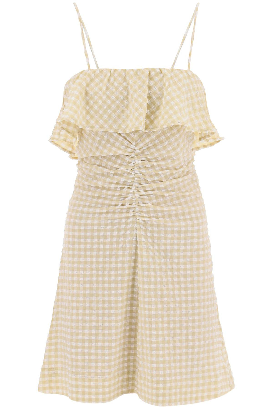 Gingham Motif Dress - Ganni - Women