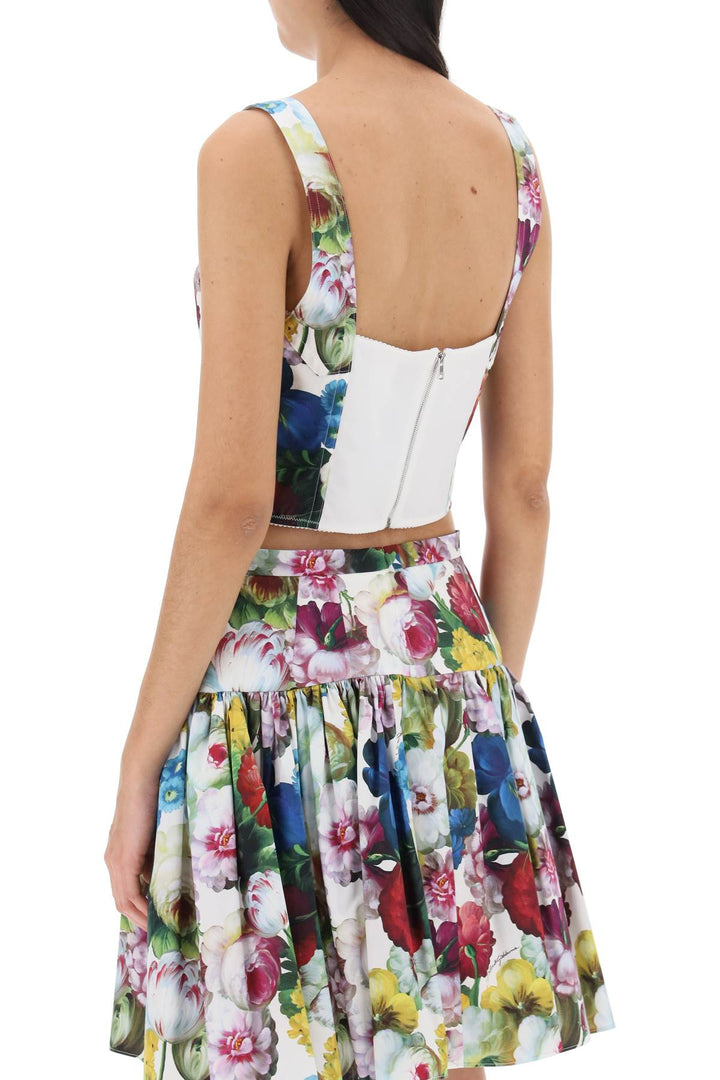 Nocturnal Flower Bustier Top - Dolce & Gabbana - Women