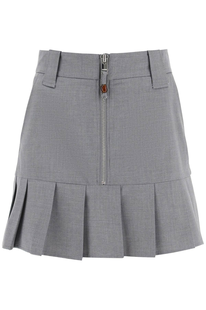 Pleated Mini Skirt - Ganni - Women