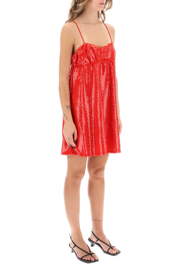 Sequin Mini Dress - Ganni - Women