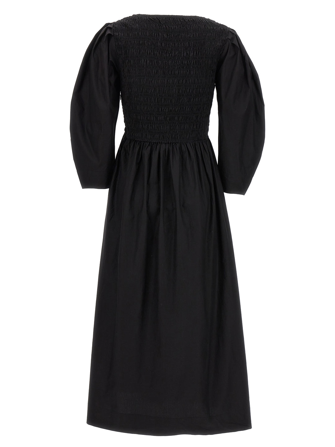 Smock Stitch Dress Dresses Black