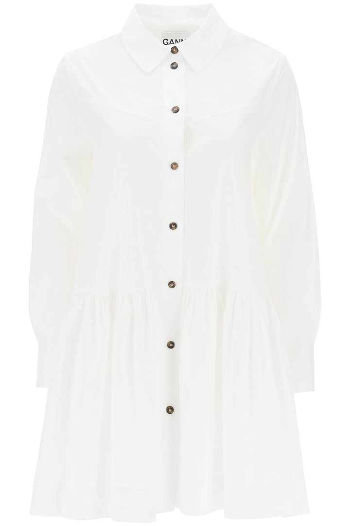 Mini Shirt Dress - Ganni - Women