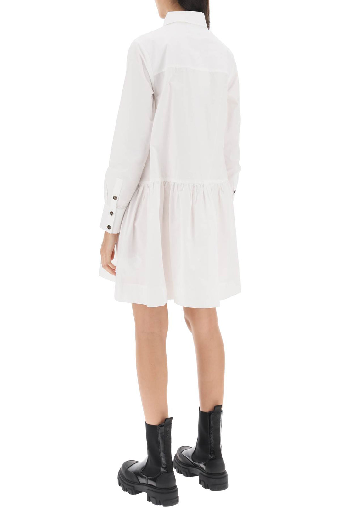 Mini Shirt Dress - Ganni - Women