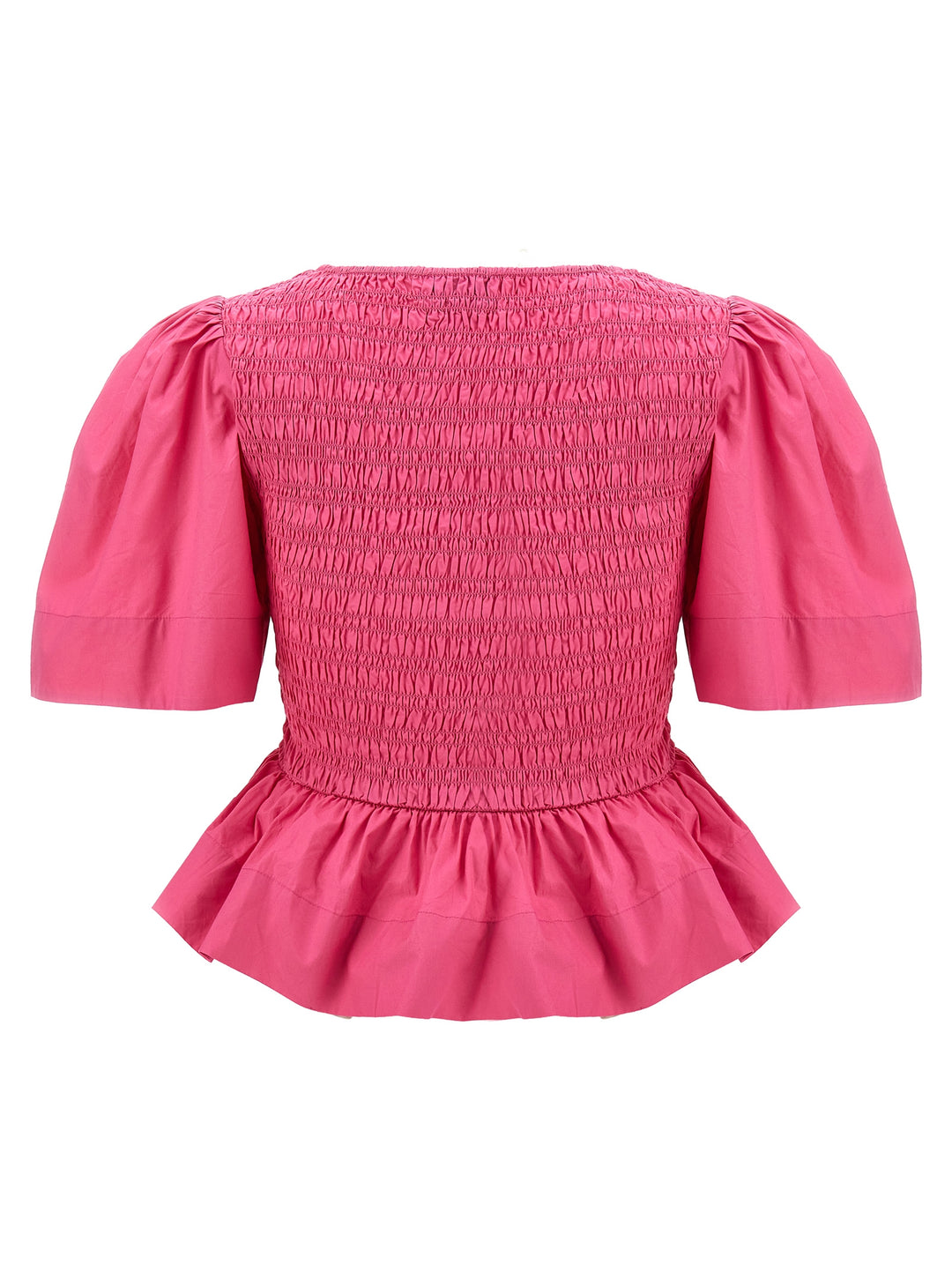 Smock Stitch Top Tops Fuchsia