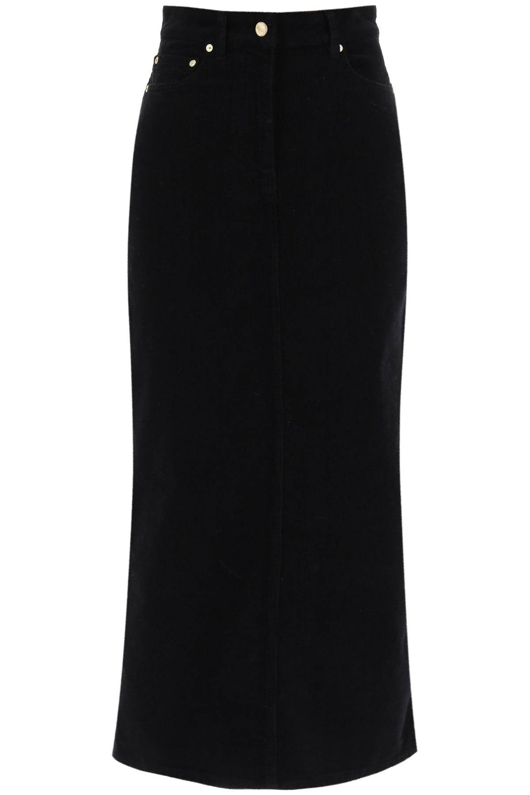 Corduroy Column Skirt - Ganni - Women