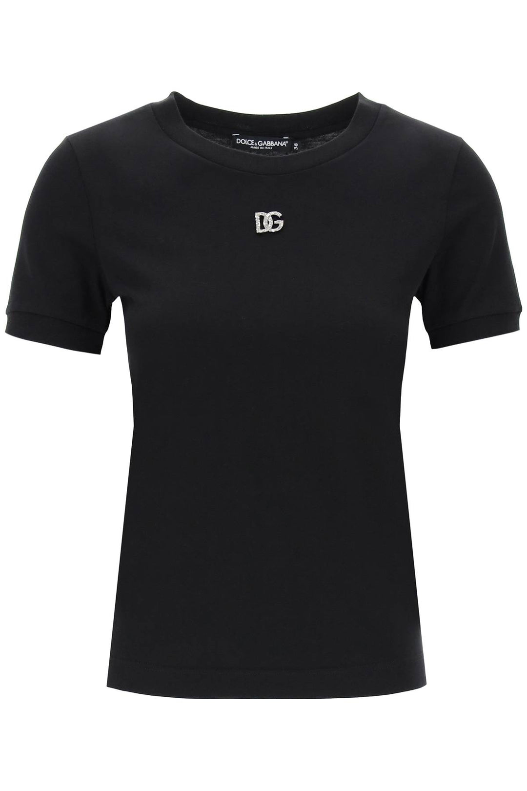 T Shirt Logo Dg Crystal - Dolce & Gabbana - Women