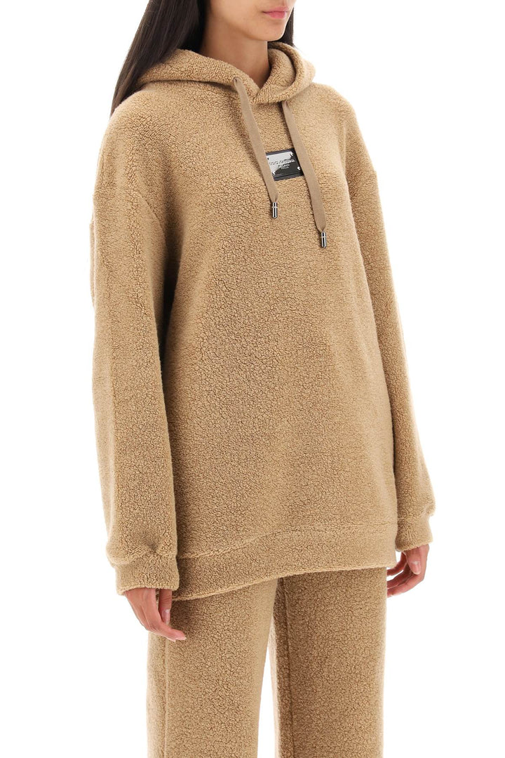 Maxi Hoodie In Wool Jersey - Dolce & Gabbana - Women