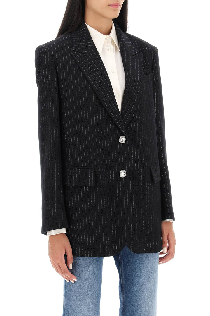 Lurex Pinstriped Jacket - Alessandra Rich - Women