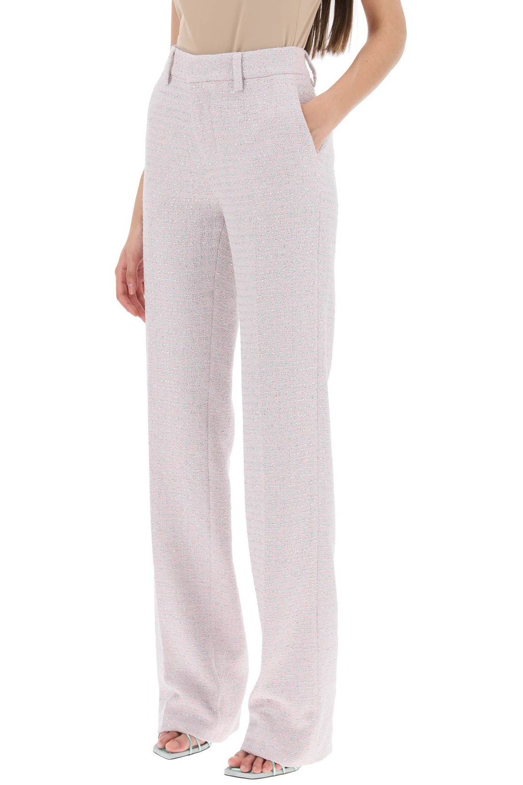 Pants In Tweed Boucle' - Alessandra Rich - Women