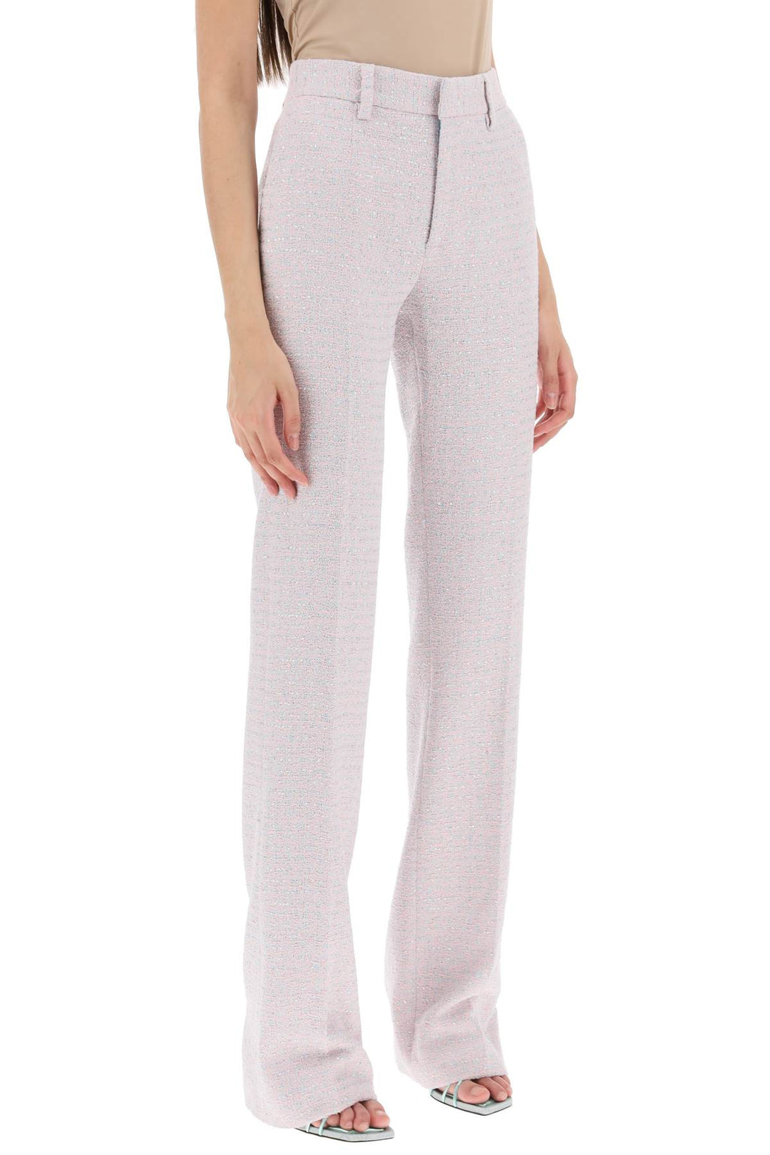 Pants In Tweed Boucle' - Alessandra Rich - Women