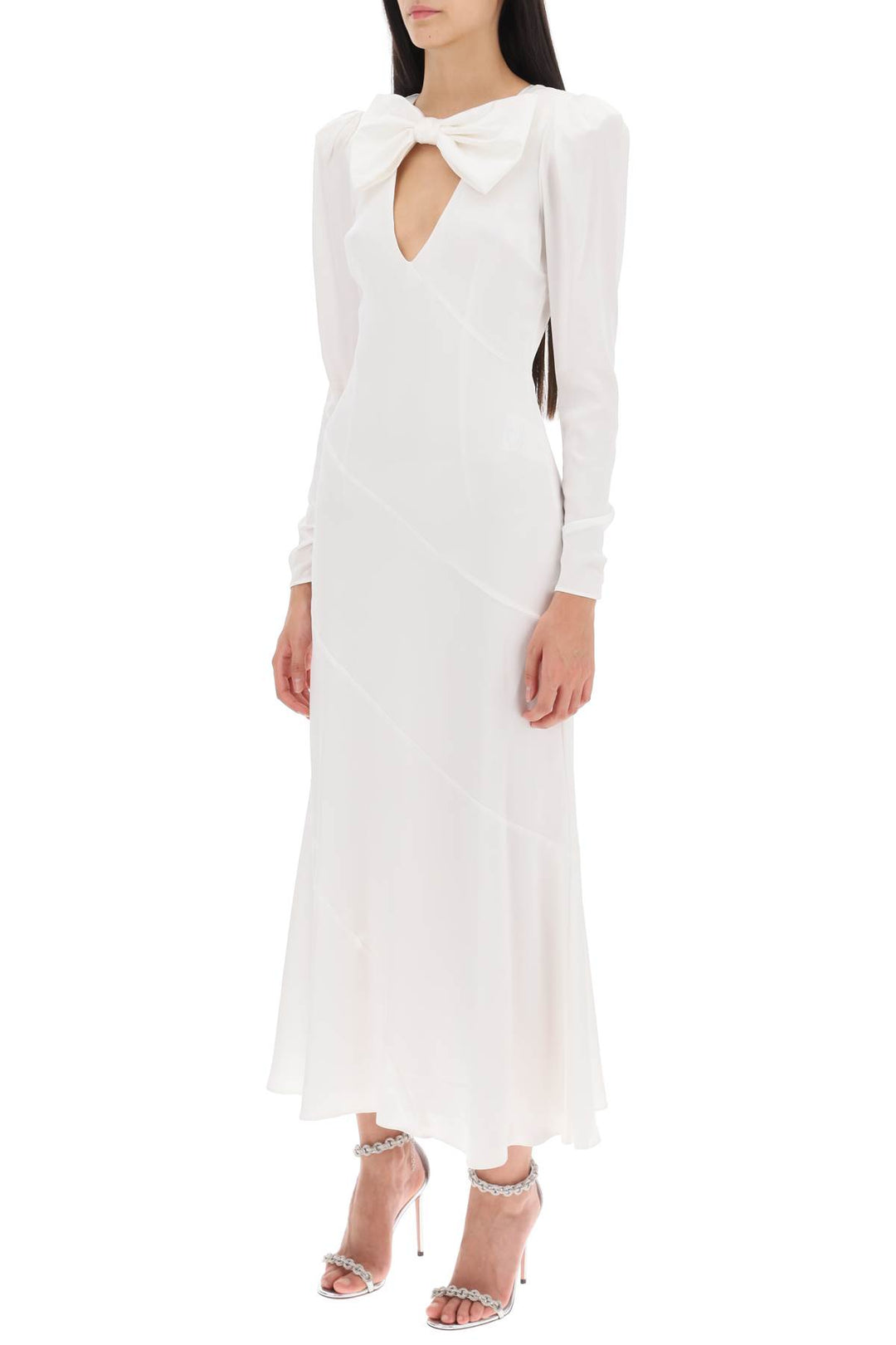 Long Dress In Silk Satin - Alessandra Rich - Women