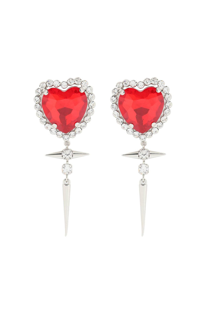 Heart Earrings With Studs - Alessandra Rich - Women