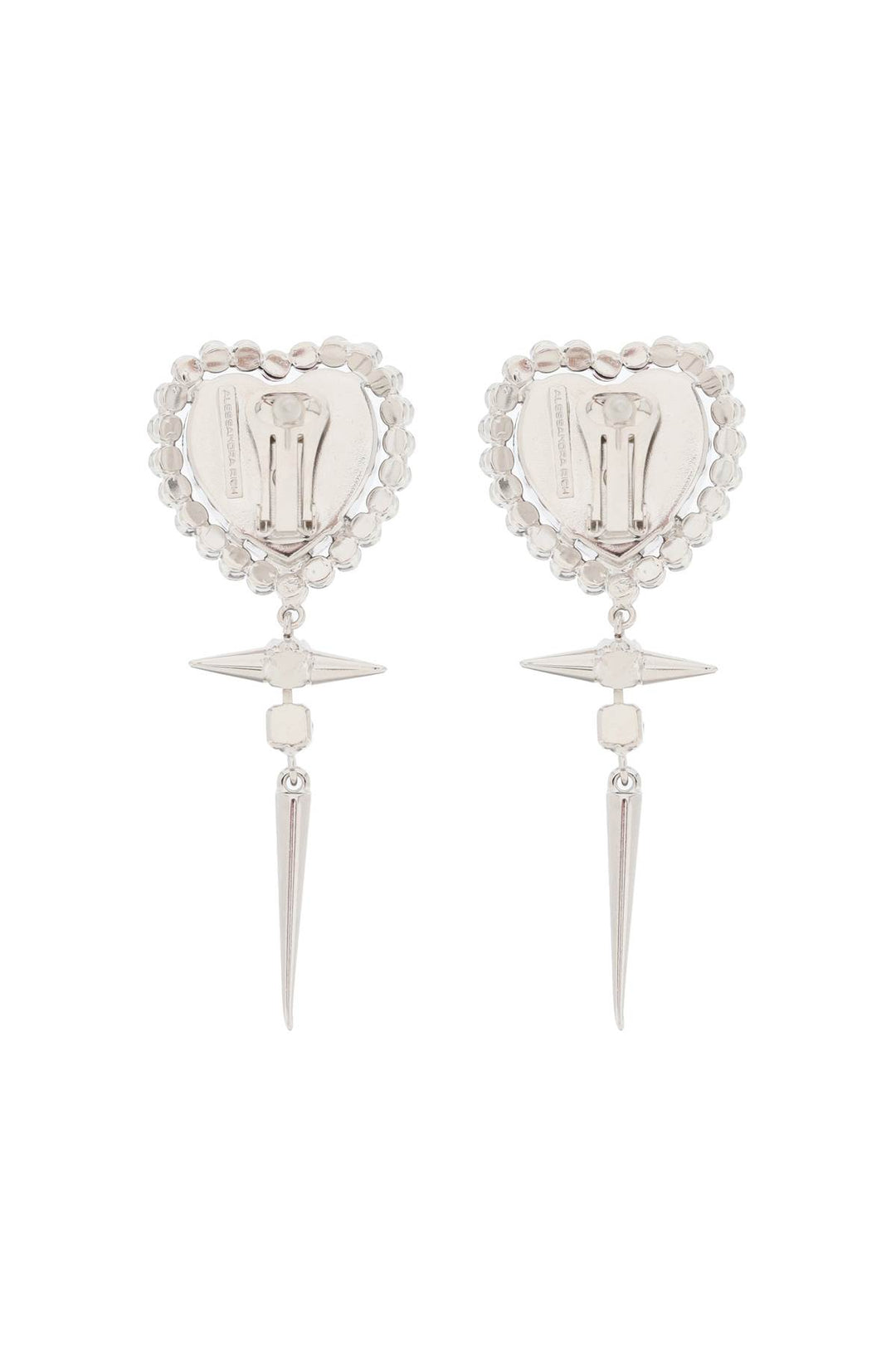 Heart Earrings With Studs - Alessandra Rich - Women