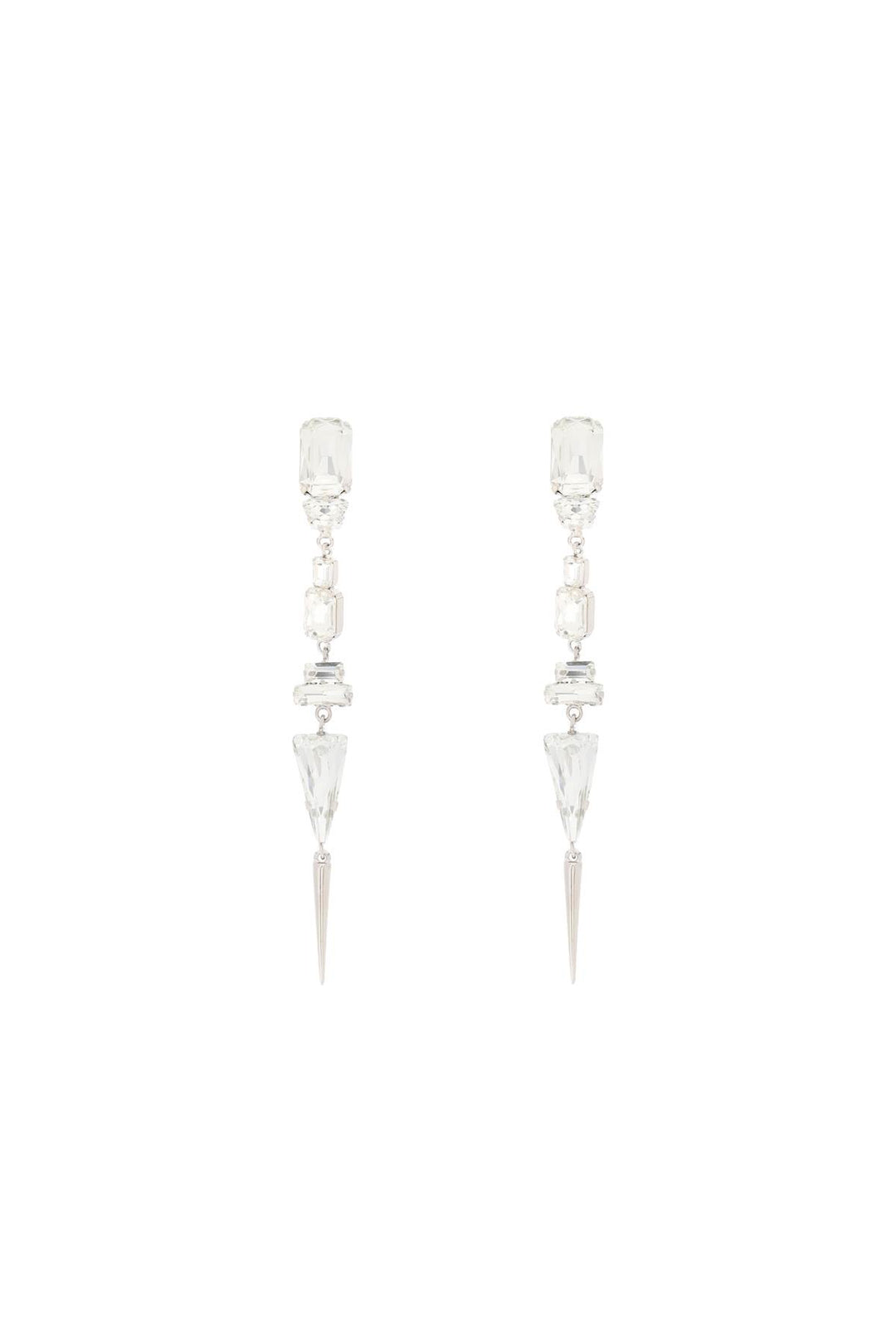 Pendant Crystal Earrings - Alessandra Rich - Women