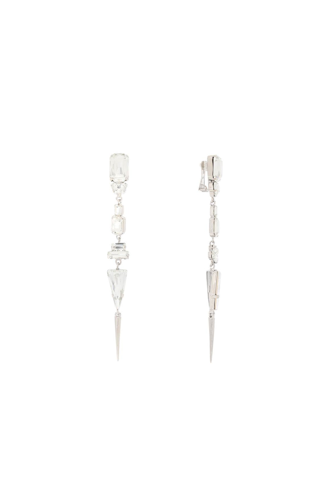 Pendant Crystal Earrings - Alessandra Rich - Women