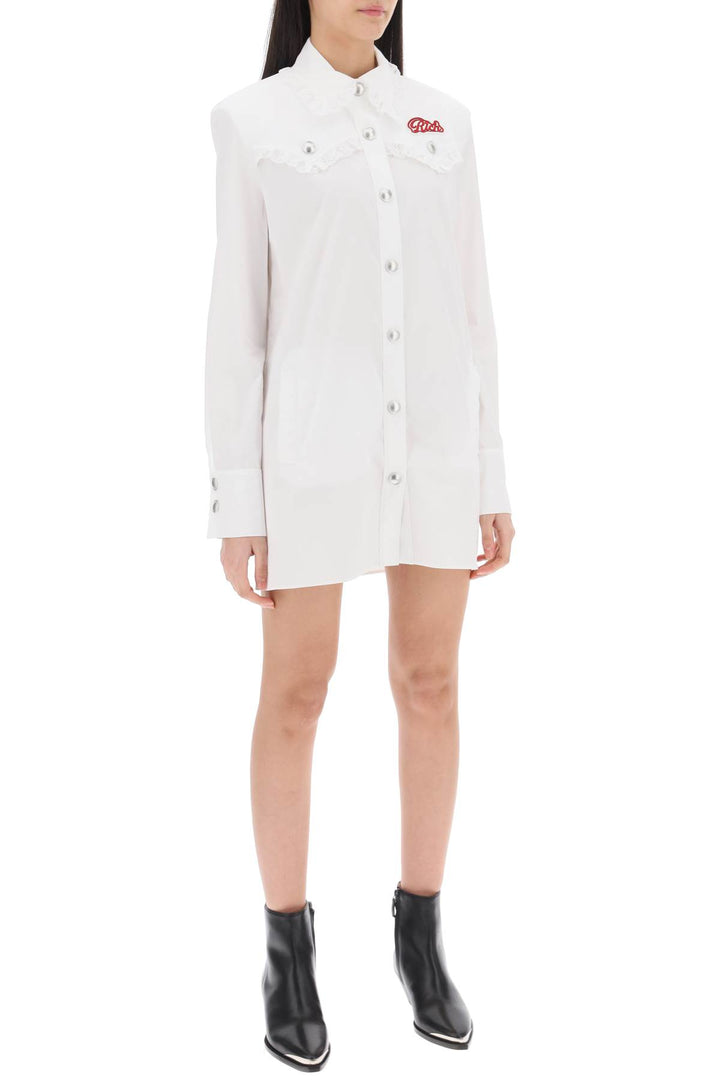 Logo Patch Mini Dress - Alessandra Rich - Women