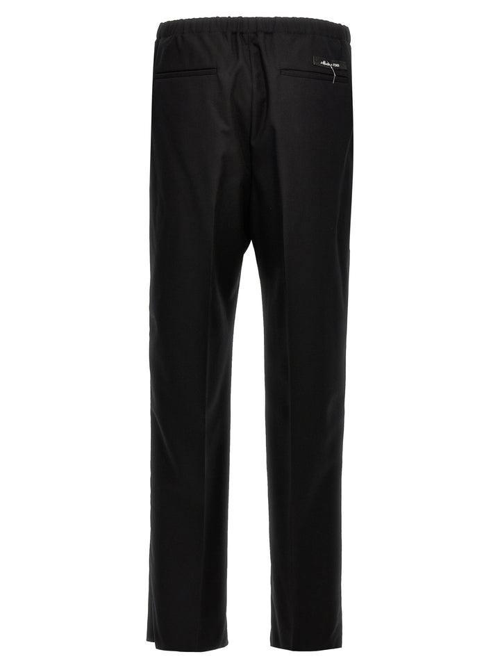 Fendi Cool Wool Pants - Black | eb29b7dae79f941823d4fc1ff4fc0cd2ae895b0e