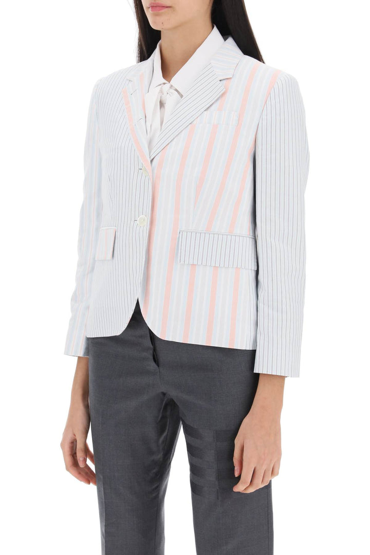 Funmix Striped Oxford Blazer - Thom Browne - Women