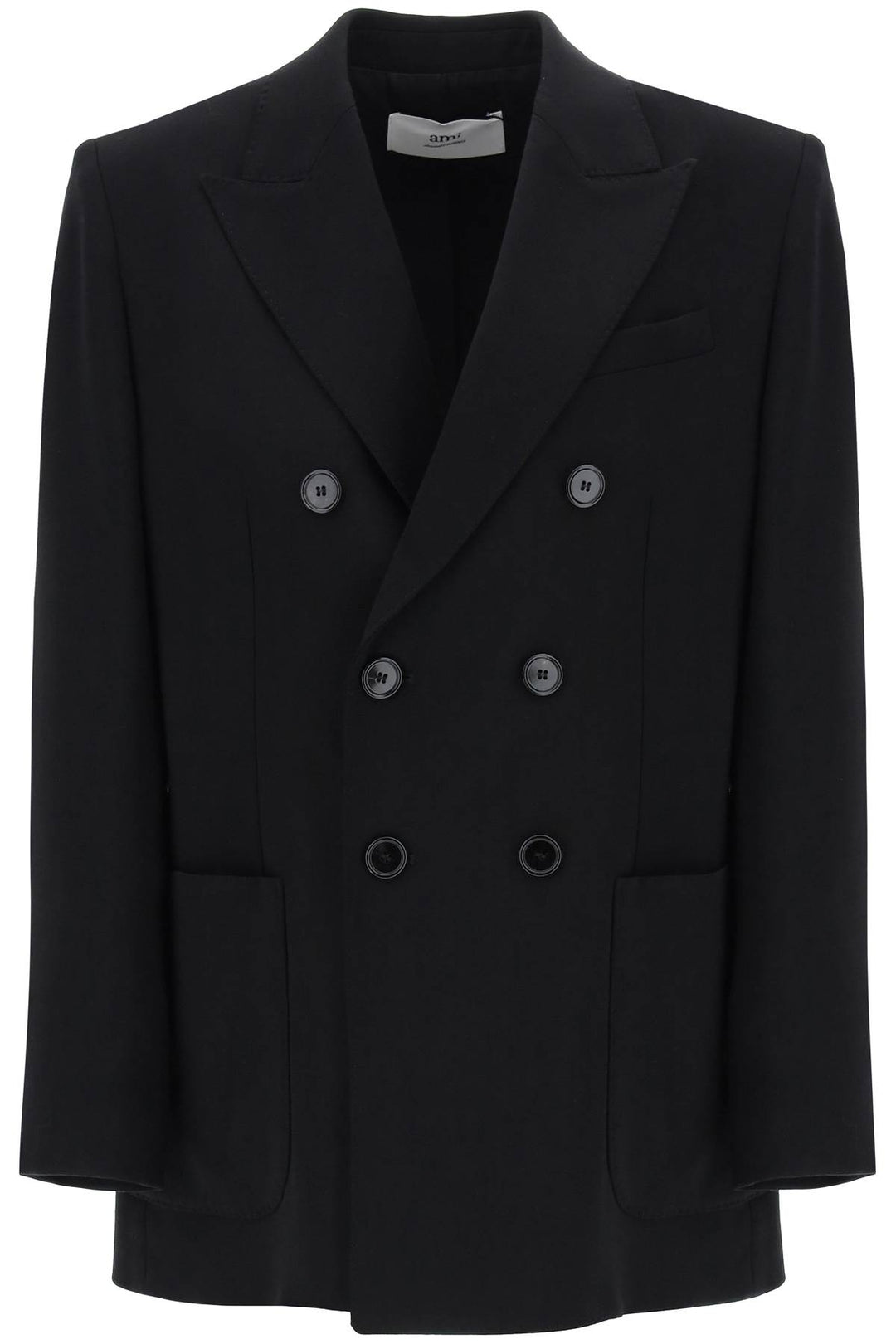 Blazer Doppiopetto In Tricotine - Ami Paris - Women