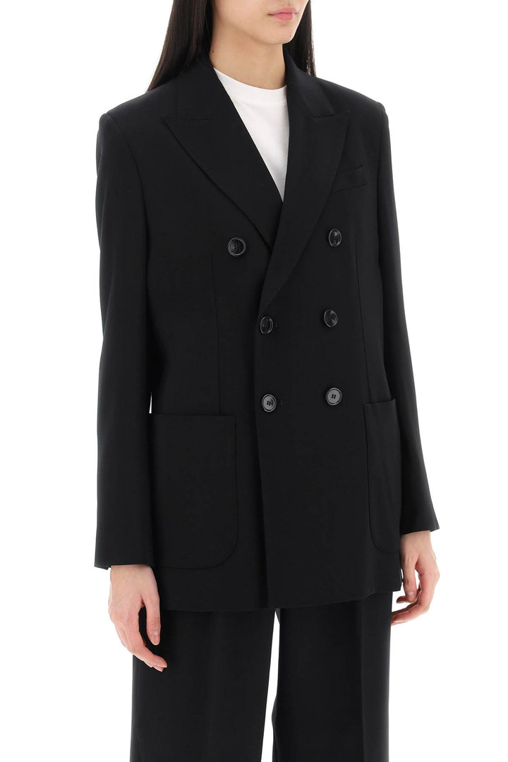 Blazer Doppiopetto In Tricotine - Ami Paris - Women