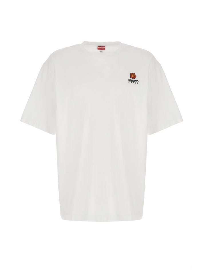 Boke Flower Crest T-Shirt White