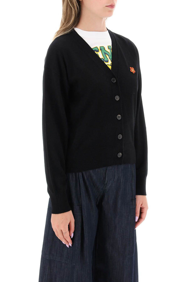 'Boke Flower' Wool Cardigan - Kenzo - Women