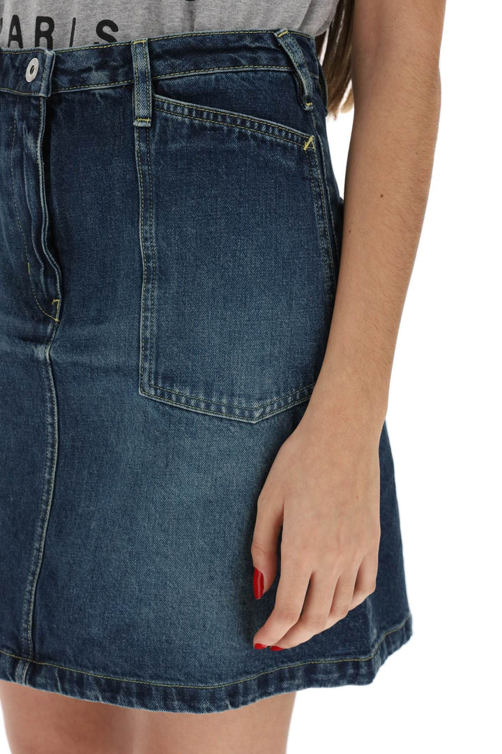 Flared Denim Skirt - Kenzo - Women