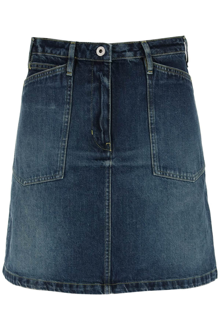 Flared Denim Skirt - Kenzo - Women