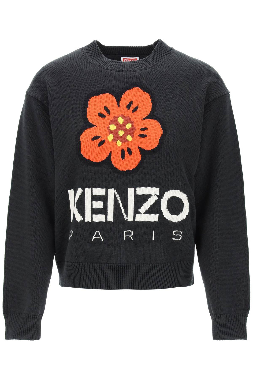 Bokè Flower Sweater In Organic Cotton - Kenzo - Women