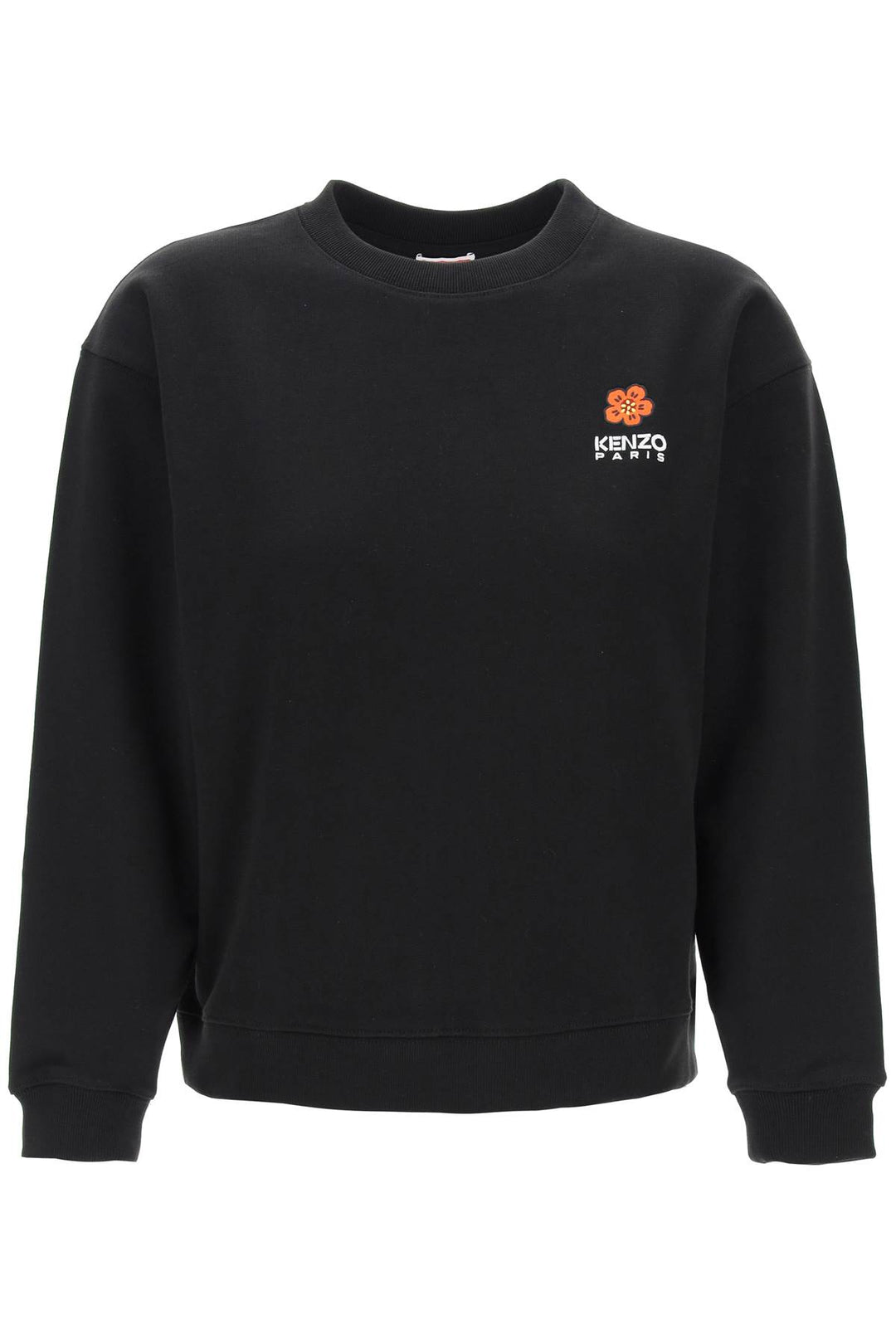 Crew Neck Sweatshirt With Embroidery - Kenzo - Women