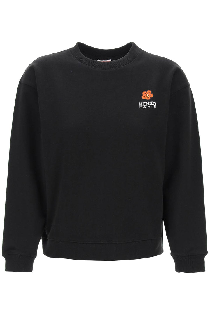 Crew Neck Sweatshirt With Embroidery - Kenzo - Women