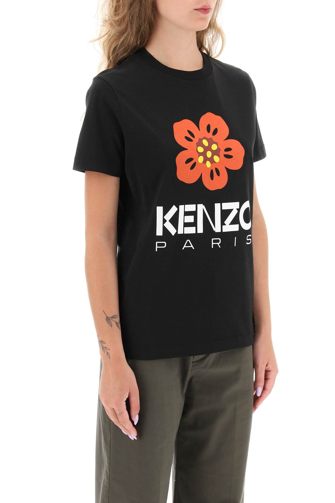 Boke Flower Printed T Shirt - Kenzo - Women