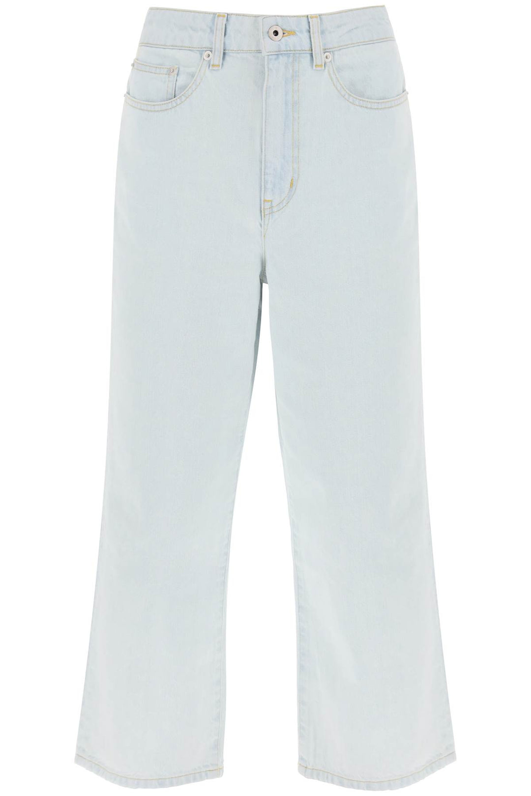 'Sumire' Cropped Jeans With Wide Leg - Kenzo - Women