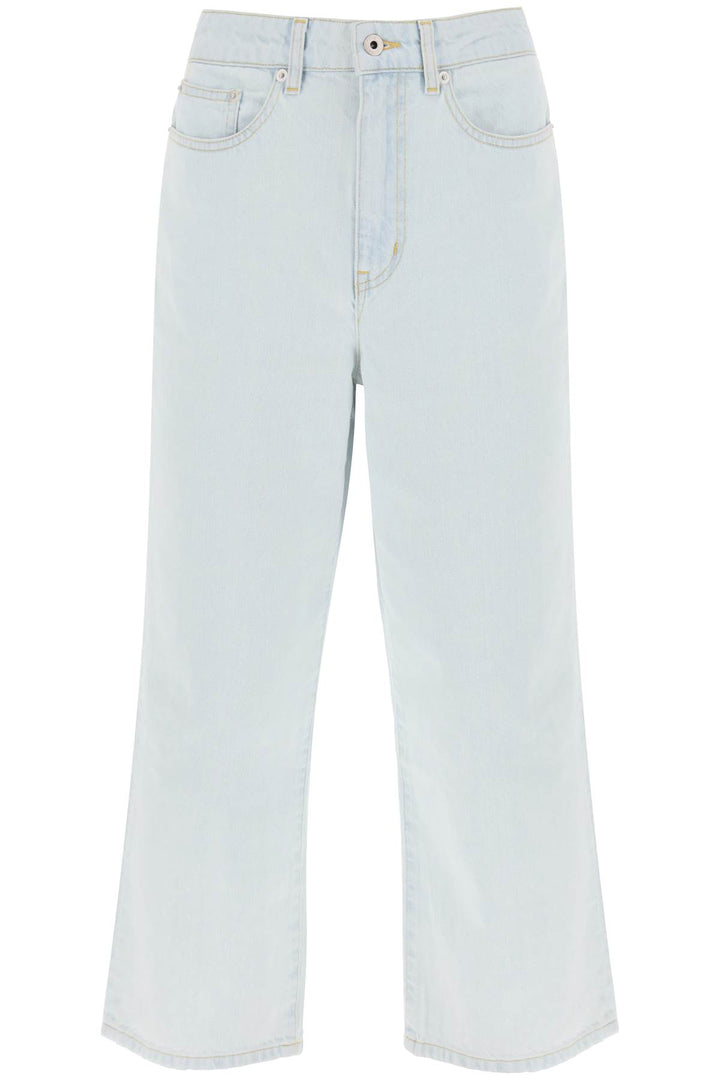 'Sumire' Cropped Jeans With Wide Leg - Kenzo - Women