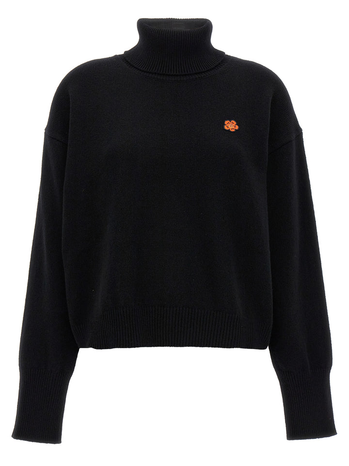 Crest Logo Sweater, Cardigans Black