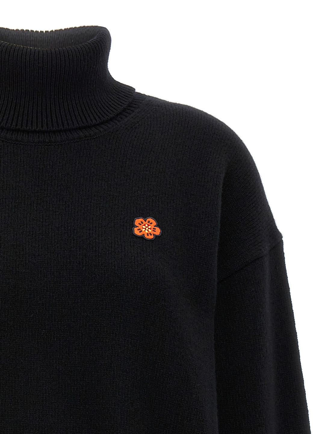 Crest Logo Sweater, Cardigans Black