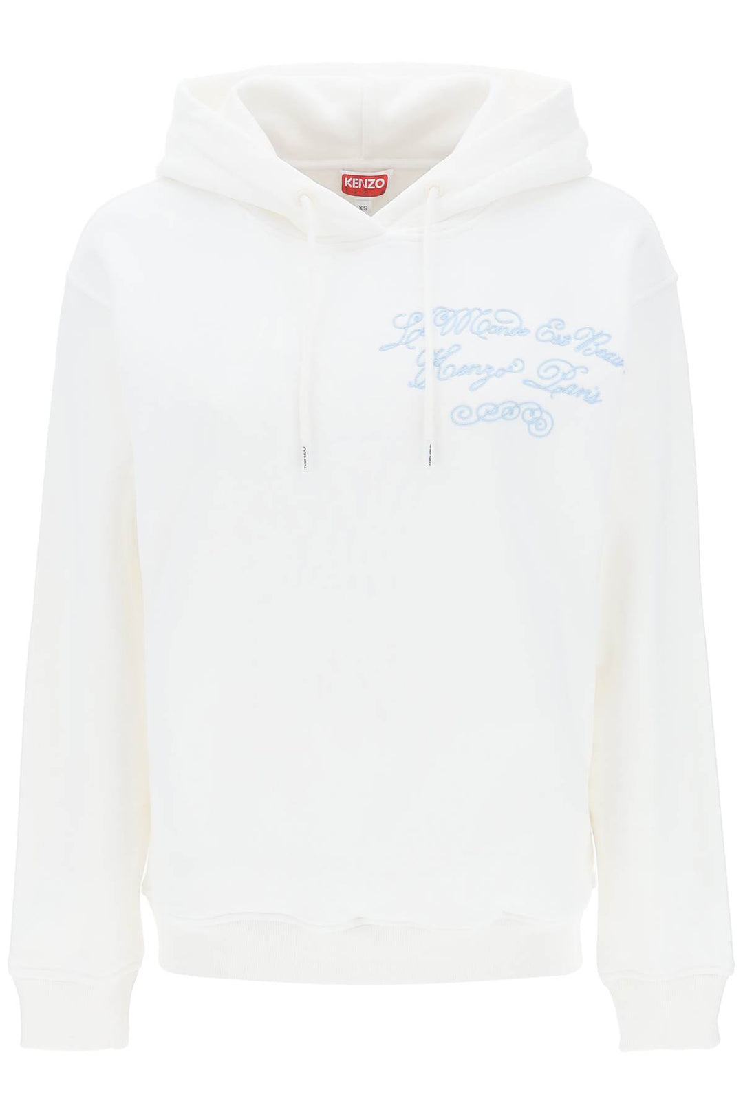 Kenzo World Embroidered Hoodie - Kenzo - Women